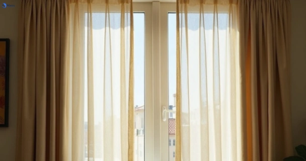 Dull dusty drapes in cobbitty-nsw before professional cleaning
